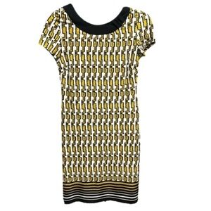 AA Studio Women's Geometric Stripe Tunic Dress, Size 8